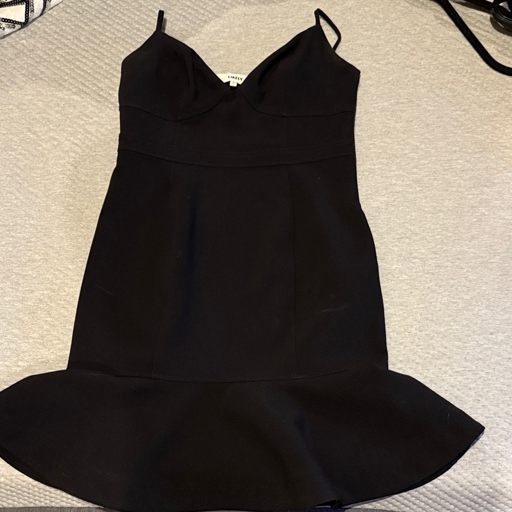 Likely Black Mini Dress